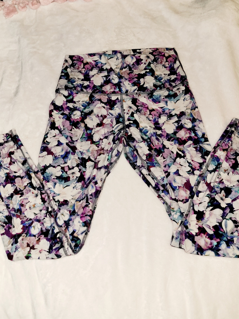 lululemon athletica Align Floral Print Leggings - Purple, White, Blue